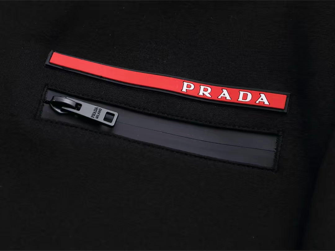 Men’s Black Premium Tracksuit – Slim Fit Zip Jacket & Joggers