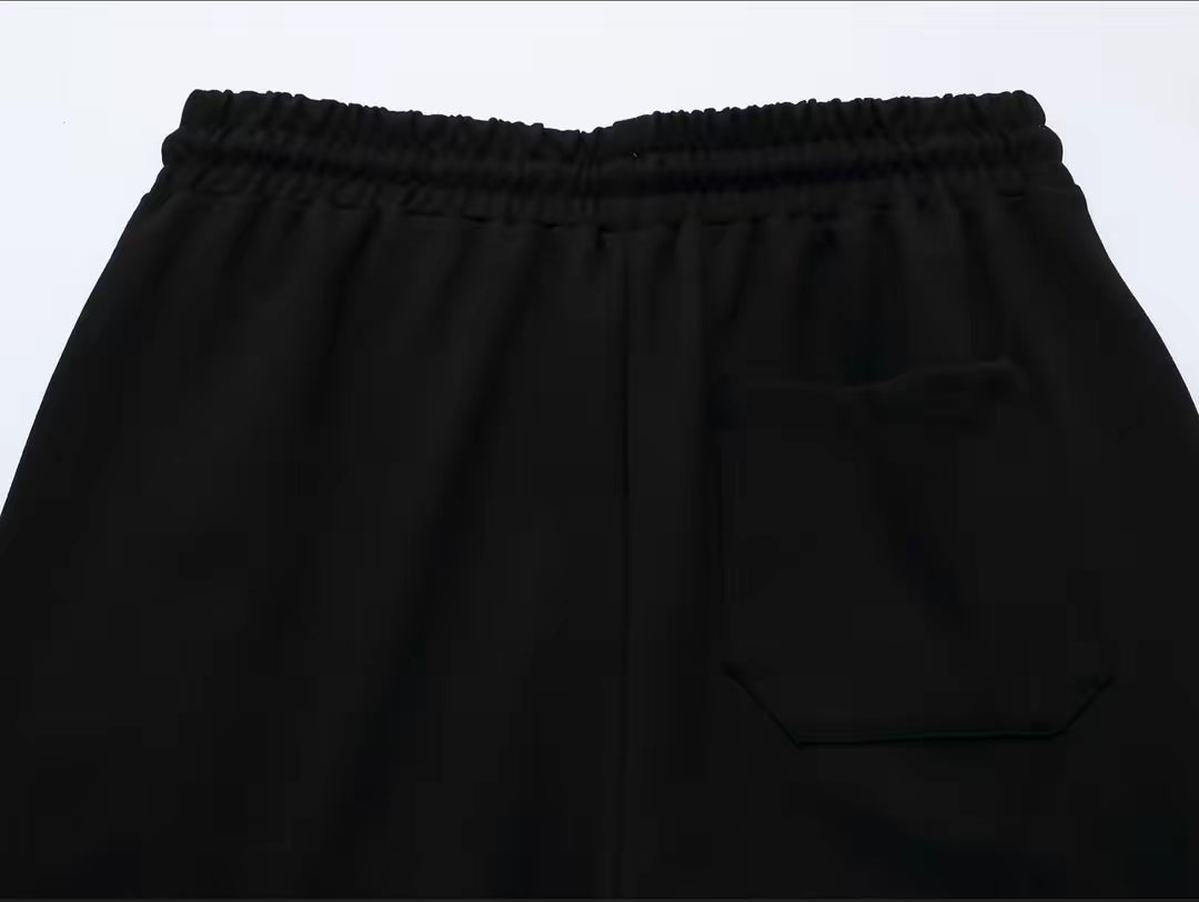 Men’s Black Premium Tracksuit – Slim Fit Zip Jacket & Joggers