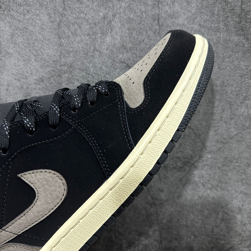 High-Top Premium Leather Sneakers – Black & Grey