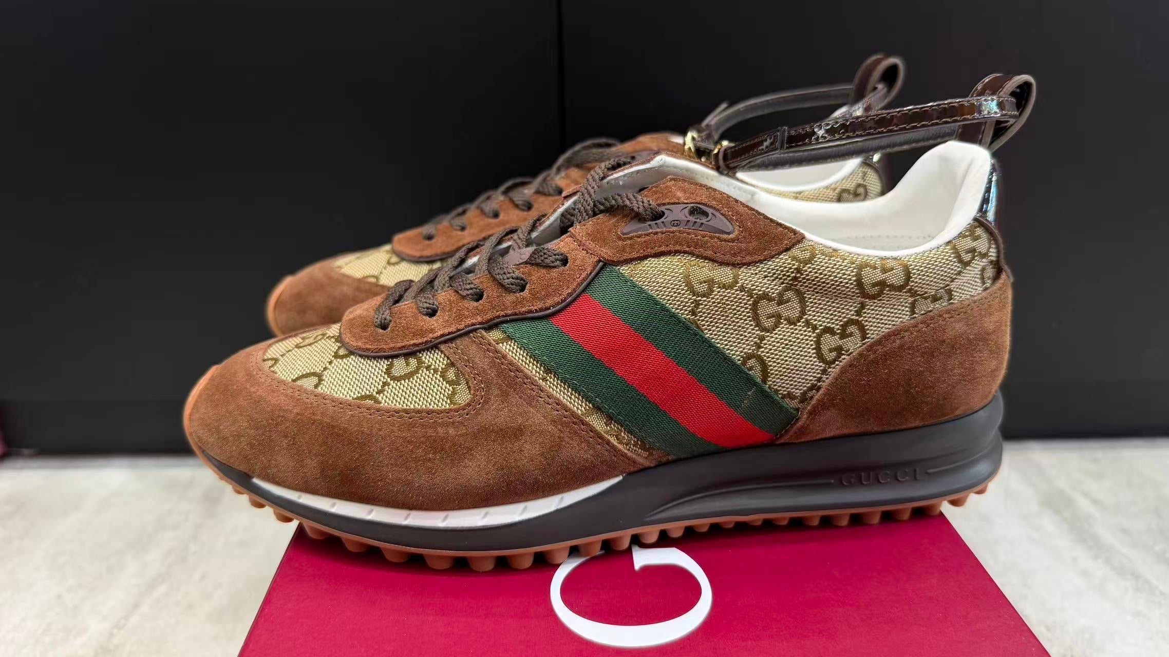 Premium Retro Sneakers – Burgundy Red