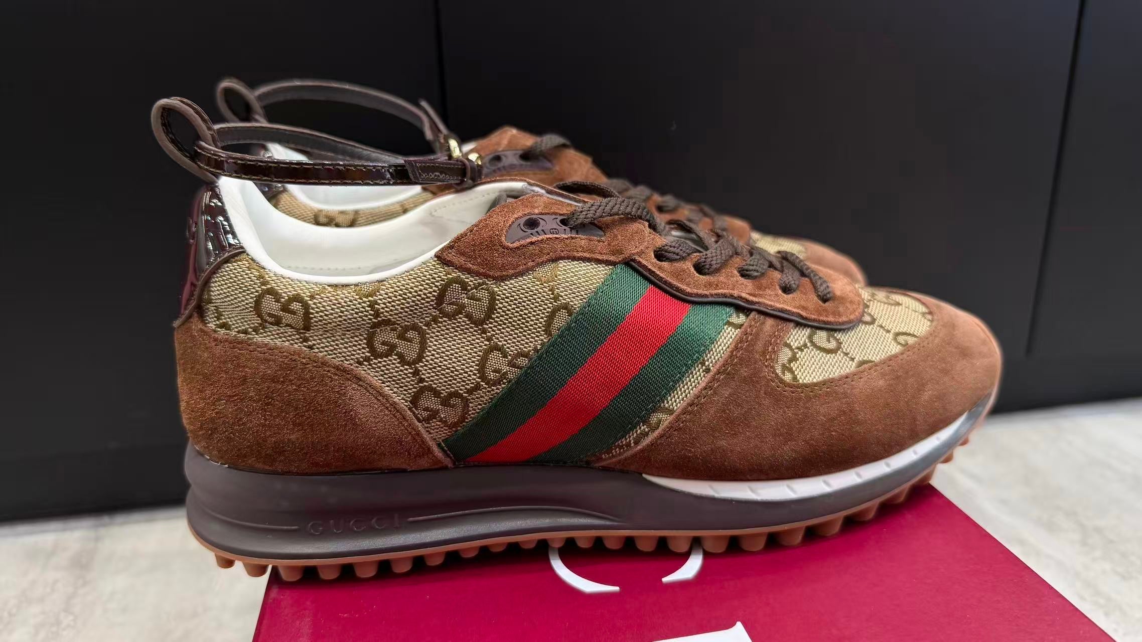 Premium Retro Sneakers – Burgundy Red