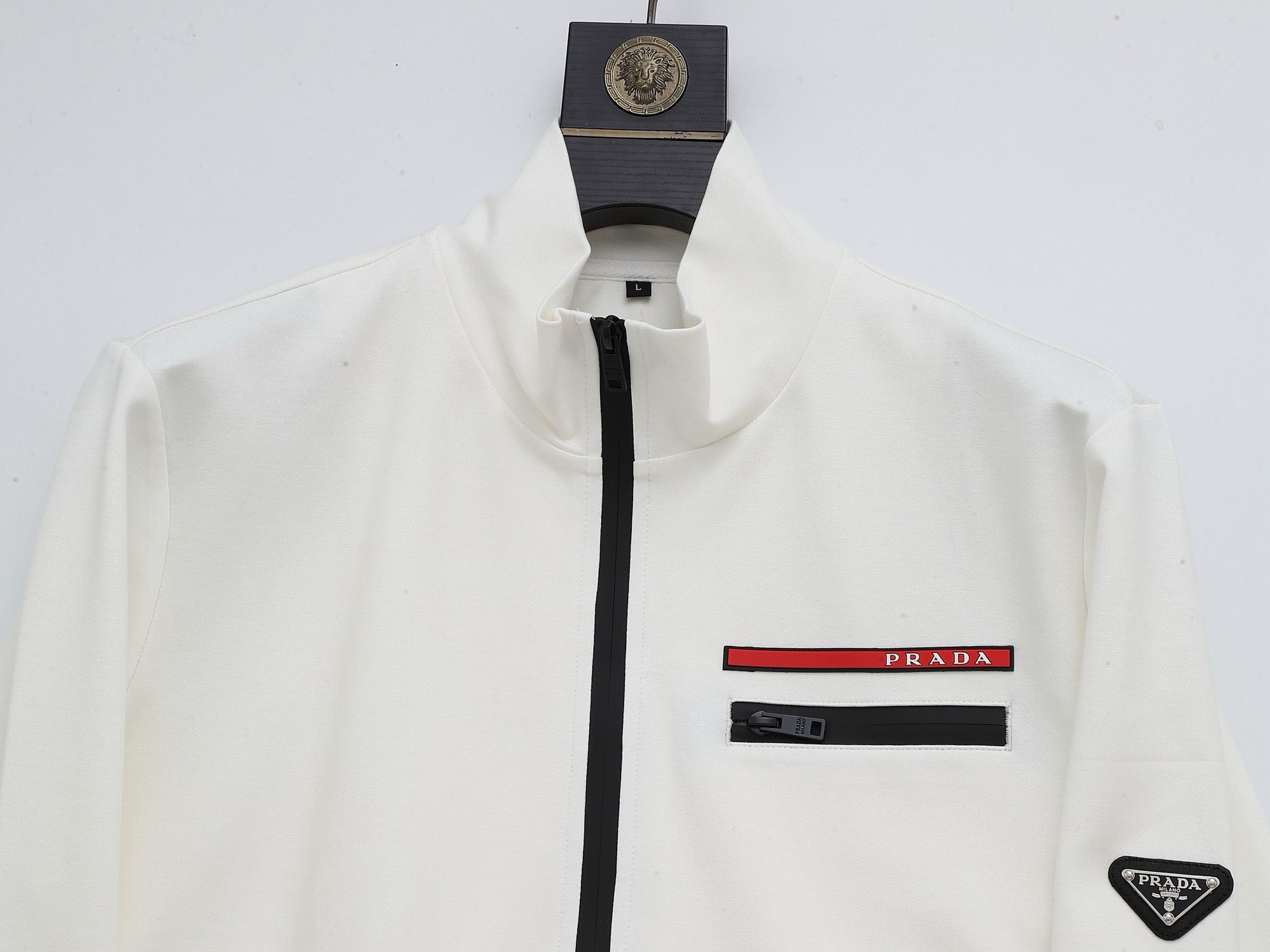 Men’s Premium White Tracksuit – Luxury Zip Jacket & Joggers Set