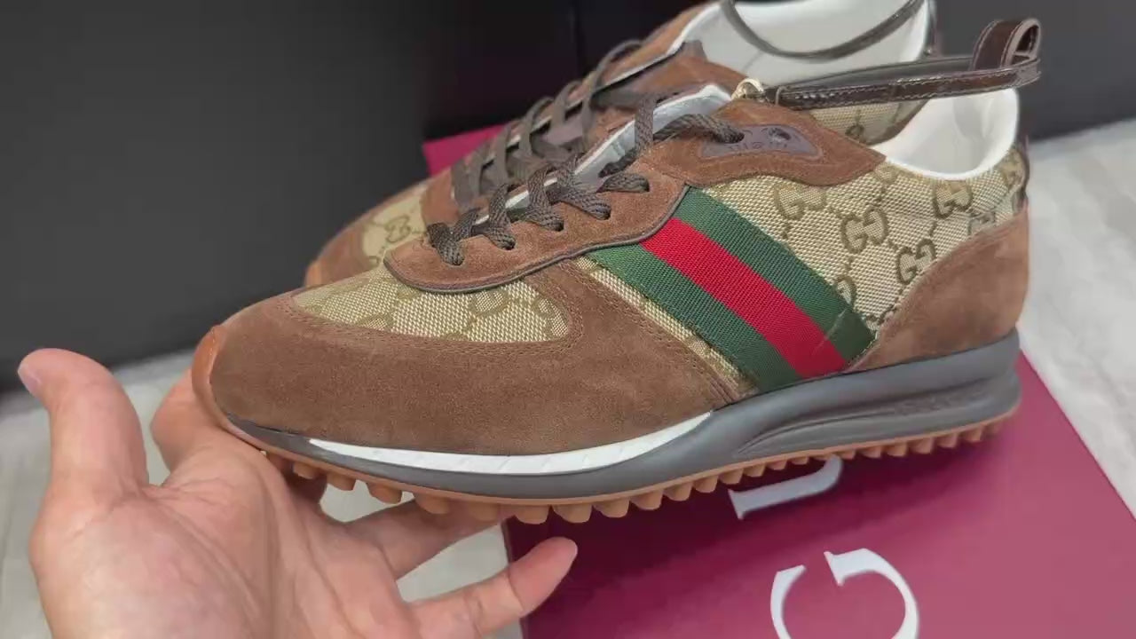 Premium Retro Sneakers – Burgundy Red